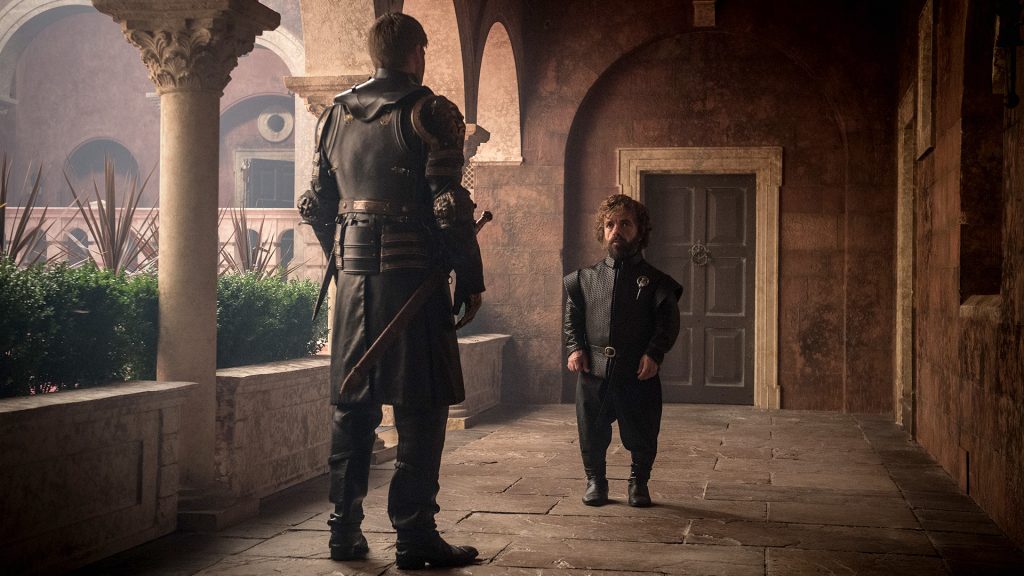 Tyrion indo conversar com Cersei